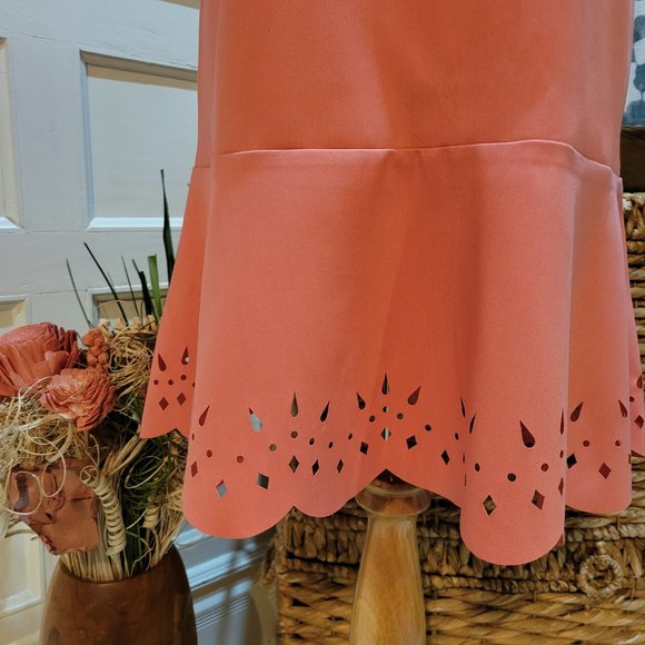 Ann Taylor Loft Laser Cut Hem Dress - Picture 3 of 7